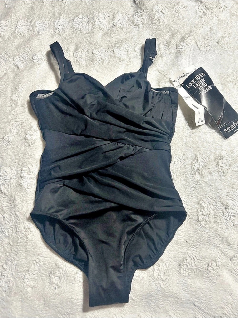 Miraclesuit Shapewear Black Size 16 NWT